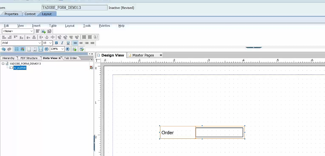 5.Adobe Form_设置Layout